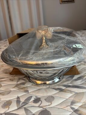 Brand new vintage Kromex deep dish casserole set!